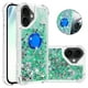 thumbnail image 1 of FOXDOCK Funda Glitter Líquida para iPhone 17 con Anillo Brillante, TPU Antichoques y Esquinas Reforzadas, Soporte, 1 of 6
