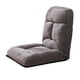 thumbnail image 1 of Sofá puff de piso reclinable gris, 1 of 7