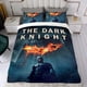 thumbnail image 4 of El Caballero de la Noche Conjunto de sábanas temático, trío de piezas, cómodo y amigable con la piel, diseño único, regalo de decoración para el hogar para familiares, amigos y fans,135cm *200cm, 4 of 6