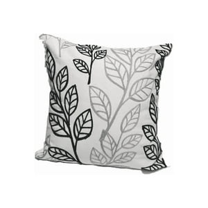 Genérico - Pack De 4 Fundas Para Cojines Sin Relleno Con Diseños Bordados Blanco