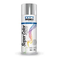 Tekbond - Pintura Acrilica Aerosol 350Ml Metálico Cromo