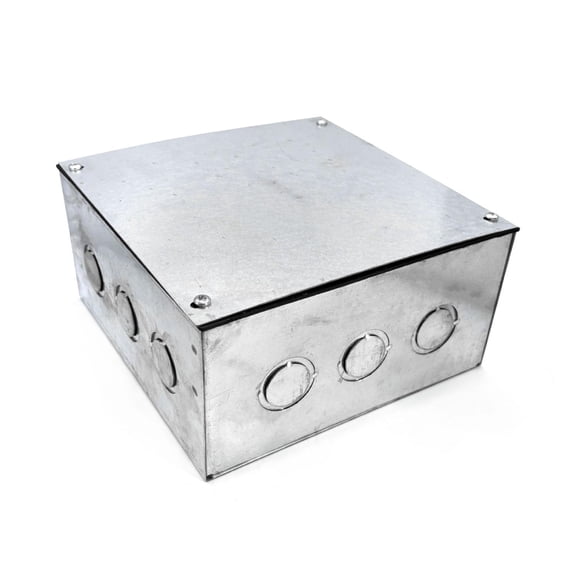 Caja Estanca Metálica Pre-galvanizada C/sello 200x200x100mm Galvanizada