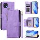 thumbnail image 1 of Funda tipo libro para OPPO A15S con bolsillo con cremallera, cierre magnético, 7 ranuras para tarjetas y correa para la muñeca., 1 of 6