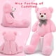 thumbnail image 4 of Peluche Mao Golan, enorme oso de peluche rosa, 120 cm, para niños, 4 of 8