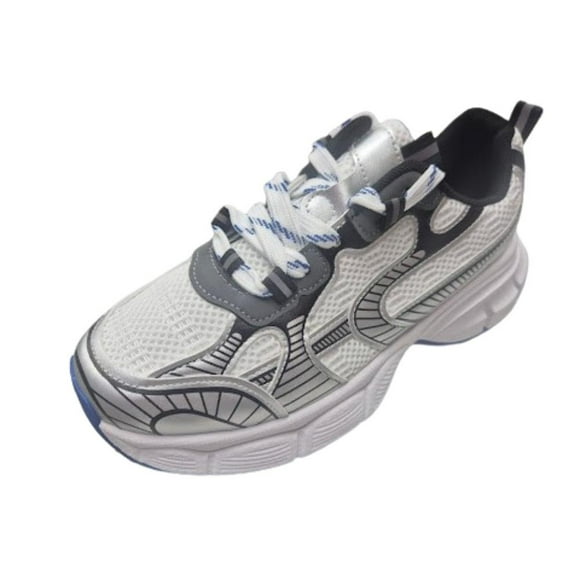 Zapatilla Deportiva Mujer Plateado
