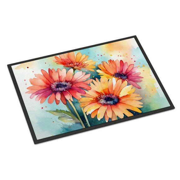 Alfombra Caroline's Treasures 61x91 cm Margaritas Gerbera