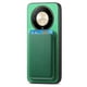 thumbnail image 3 of Funda de Cuero Magnética con Tarjetero para Honor X9B Cubierta Delgada Verde, 3 of 5