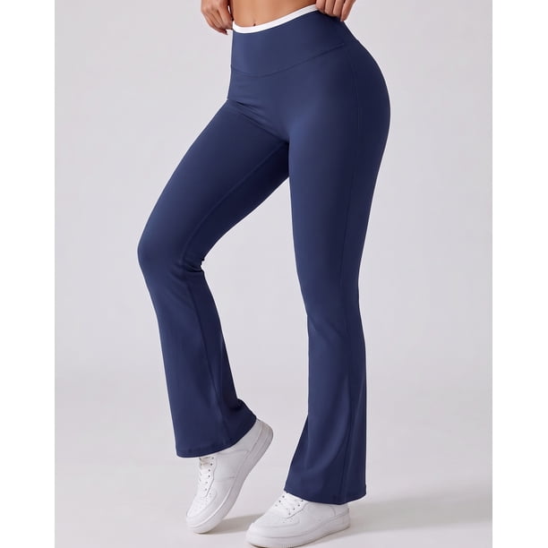 Calza Flare Tiro Alto Mujer Viral Premium - W2508