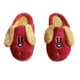 thumbnail image 1 of Pantuflas Niños De Felpa, Diseño De Perro, Anime, Kawaii Color Rojo Talla 32-33, 1 of 3
