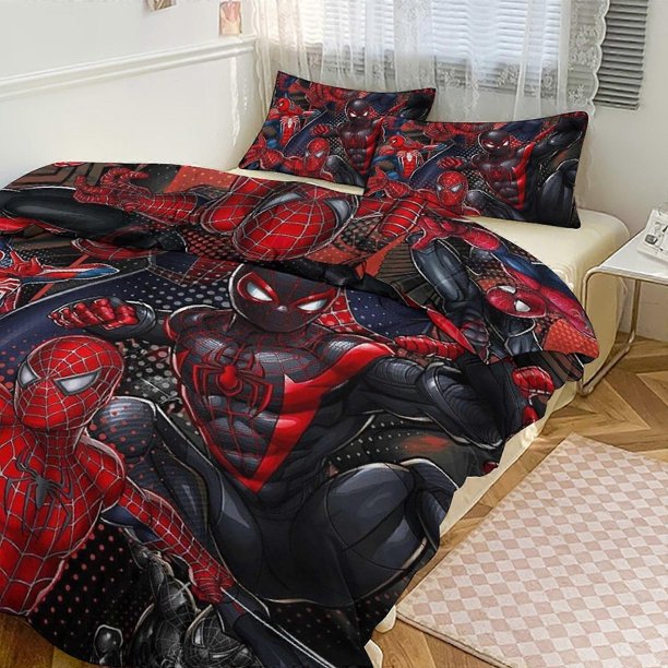 Spidean Bedding Se for Kids Men Women Twin Size Comforter Set3s Bedding Set Comforter Cover And Pillowcases-