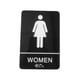 thumbnail image 5 of Letrero De Baño Con Acrílico Braille Para Restaurante, Puerta Pública O Pared, Oficina, Mujer, 5 of 5