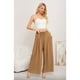 thumbnail image 1 of Pantalon Palazzo Algodon Mujer Tipo Lino Casual Playero Bolsillos 3004, 1 of 2