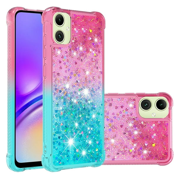 Funda Para Samsung Galaxy A06 Con Diseño Gradiente Y Brillo Líquido Antigolpes Tpu