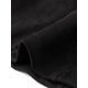 thumbnail image 5 of INSPIRE CHIC Chaqueta de Ante Sintético para Mujer con Solapa Muesca, Botones, Bolsillos, Ajustada, Otoño Invierno, Blazer Corto XL Negro, 5 of 6