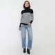 thumbnail image 4 of Sweater Mujer Cuello Alto Líneas Negro Corona, 4 of 5