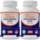 thumbnail image 1 of Suplementos de ácido hialurónico vitamático 200 mg 240 cápsulas x2, 1 of 3