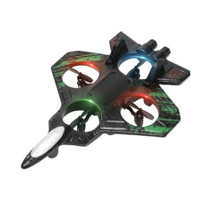 Fliperex - Avion A Control Remoto Acrobatico Jet De Rotacion 360 Grados Verde