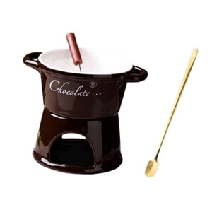 Bothyi - Calentador De Mantequilla Para Aperitivos, Tapas Y Fondue Para Fiestas, Compromisos Y Aniversarios, Color Marrón