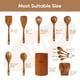 thumbnail image 2 of Juego de utensilios de cocina KLYRO: cucharas de madera con cucharas dosificadoras, 2 of 3