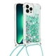 thumbnail image 2 of Funda FOXDOCK para iPhone 14 Pro con Cuerda Ajustable, Brillo Líquido, Protección Antigolpes y Lente – Ideal para Regalo, 2 of 6