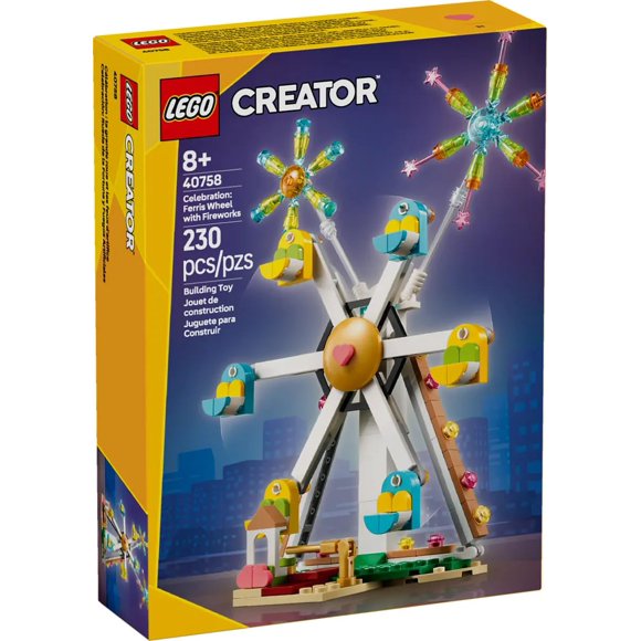 Set de construcción LEGO Creator Ferris Wheel con fuegos artificiales 230 piezas