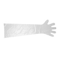 Ioensy - Guantes Desechables De 50 Piezas, Guantes Veterinarios Para Caza, Pesca, Limpieza De Acuarios, Color Blanco