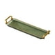 thumbnail image 2 of Platos Rectangulares Para Servir Con Asas, Bandeja De Tocador Para Fiesta, Hogar, Cocina, Verde, 2 of 5