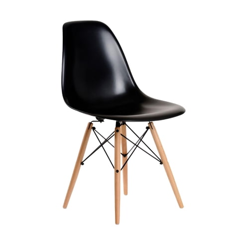 Importclick - Silla Eames Hogar Comedor Negro