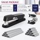 thumbnail image 2 of Grapadora Swihauk de metal, resistente, con capacidad para 50 hojas, color negro, 2 of 7