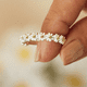 thumbnail image 1 of Elegant Daisy Flower Ring for Women - Perfect for Promise, Romantic, and Engagement Occasions, 1 of 5