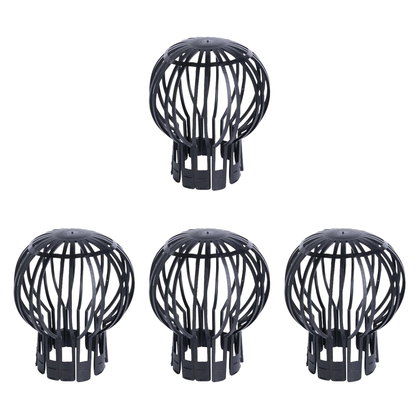 Ioensy - 4 Protectores De Canalones Ligeros Antiobstrucción Para Techos, Jardines Y Balcones.