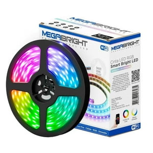 Cinta Led Rgb Smart Bright 24W Wifi Megabright Blanco 5Mts