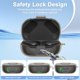 thumbnail image 4 of Funda para auriculares POZCIS para JBL Peak 3, TPU transparente + mosquetón, 4 of 6