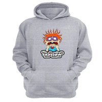 Genérico - Polerón Canguro Carlitos Dibujos Animados Gris Claro Talla M Unisex