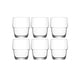 thumbnail image 1 of Set 6 Vasos Galata Whisky Bebidas Tragos 285mL Transparente, 1 of 2