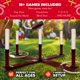 thumbnail image 5 of Set Ring Toss Game SWOOC Rustic de madera resistente a la intemperie de 91 cm, 5 of 6