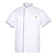 thumbnail image 1 of Uniforme de Chef Unisex de manga corta para hombre Chef Coat L Azul costura, 1 of 5