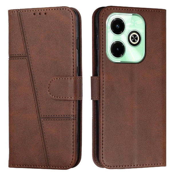 Funda Flip Para Infinix Hot 40i – Carcasa Delgada Y Resistente A Impactos Con Soporte Para Uso Diario Y Profesional