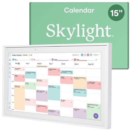 Calendario De Pared Inteligente Skylight Con Pantalla Táctil De 15