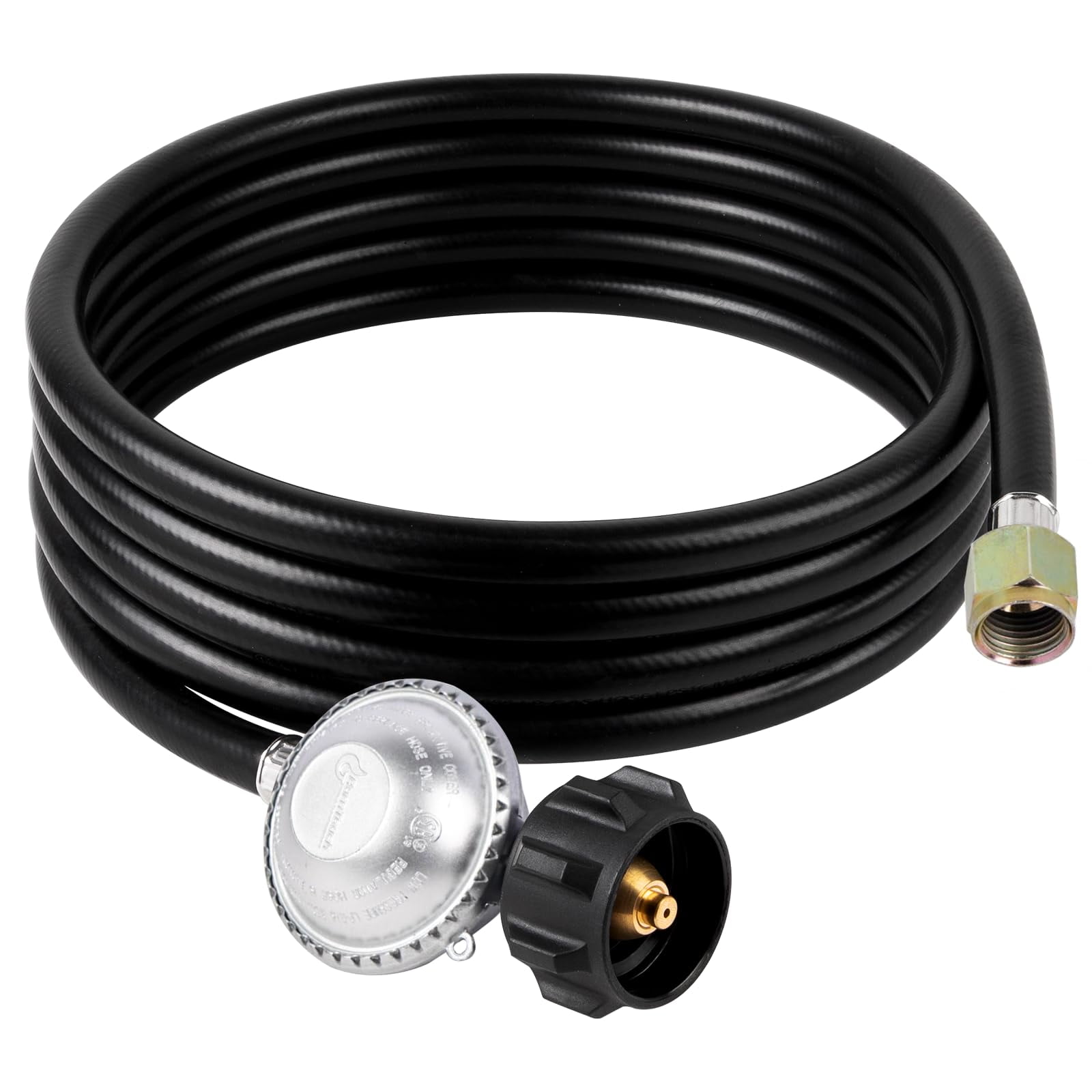 Manguera De Propano Shinestar 3.7 M Regulador De Baja Presión 3/8" Abocardado