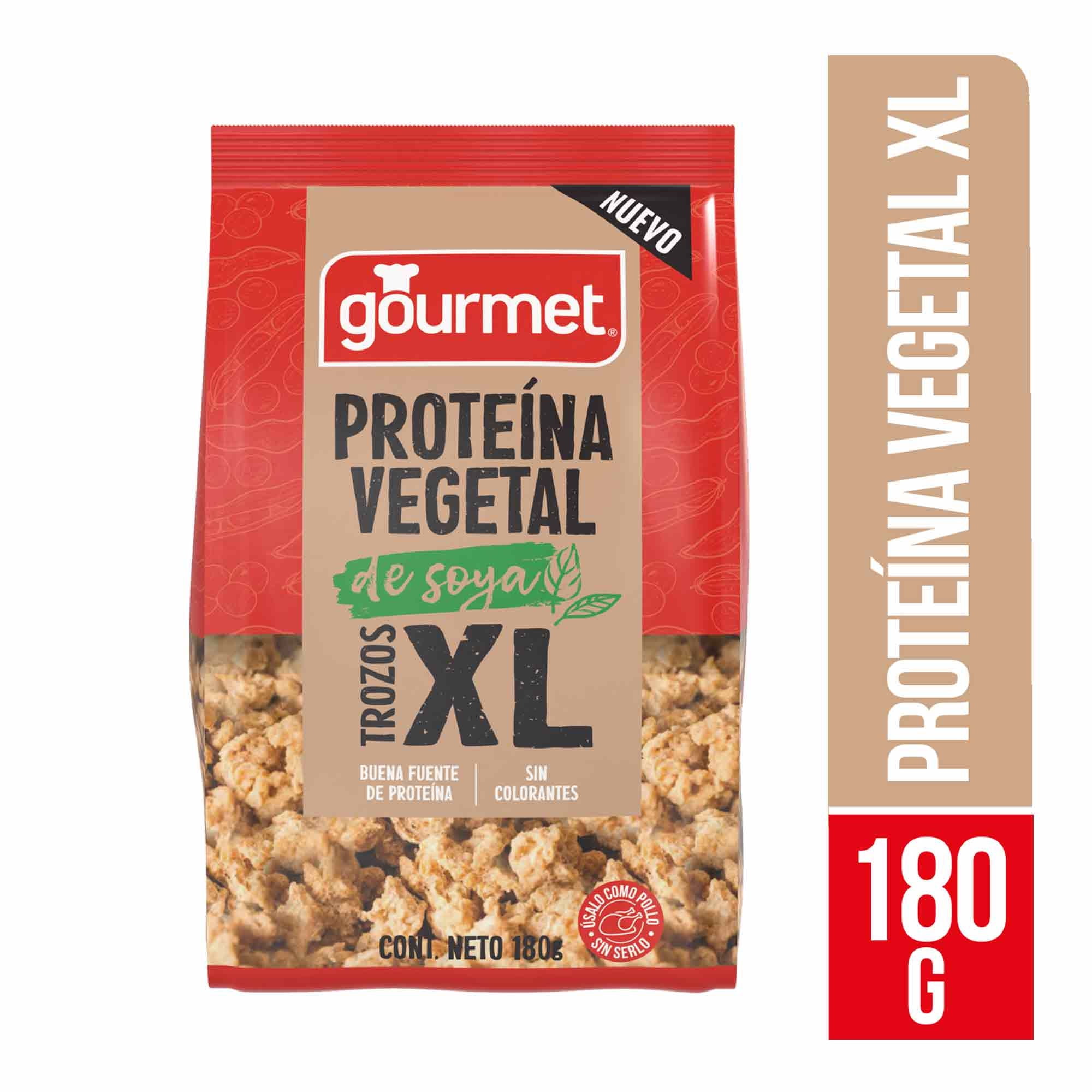 Proteina Vegetal De Soya Trozos Xl 180 g Gourmet