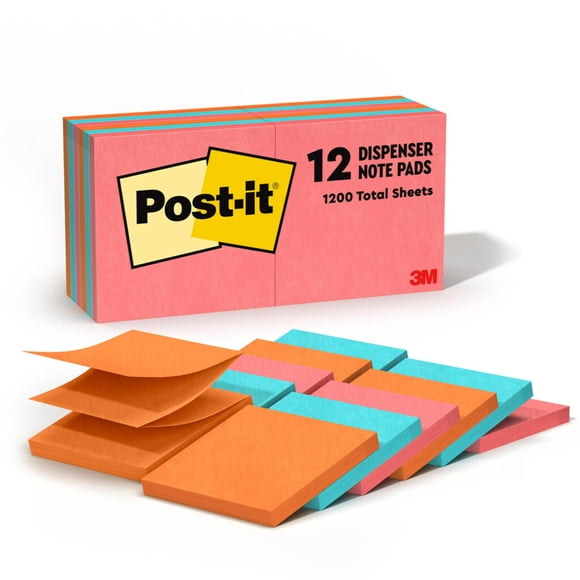 Bloc de notas autoadhesivas Post-it 8 cm Poptimistic – 12 blocs