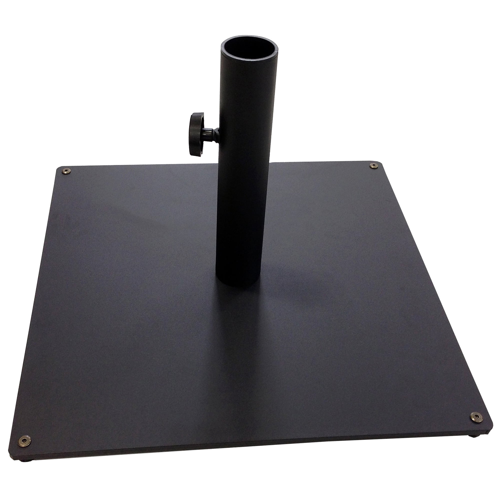 Base Para Paraguas Tropishade, Placa De Acero, 16,33 Kg, Color Negro