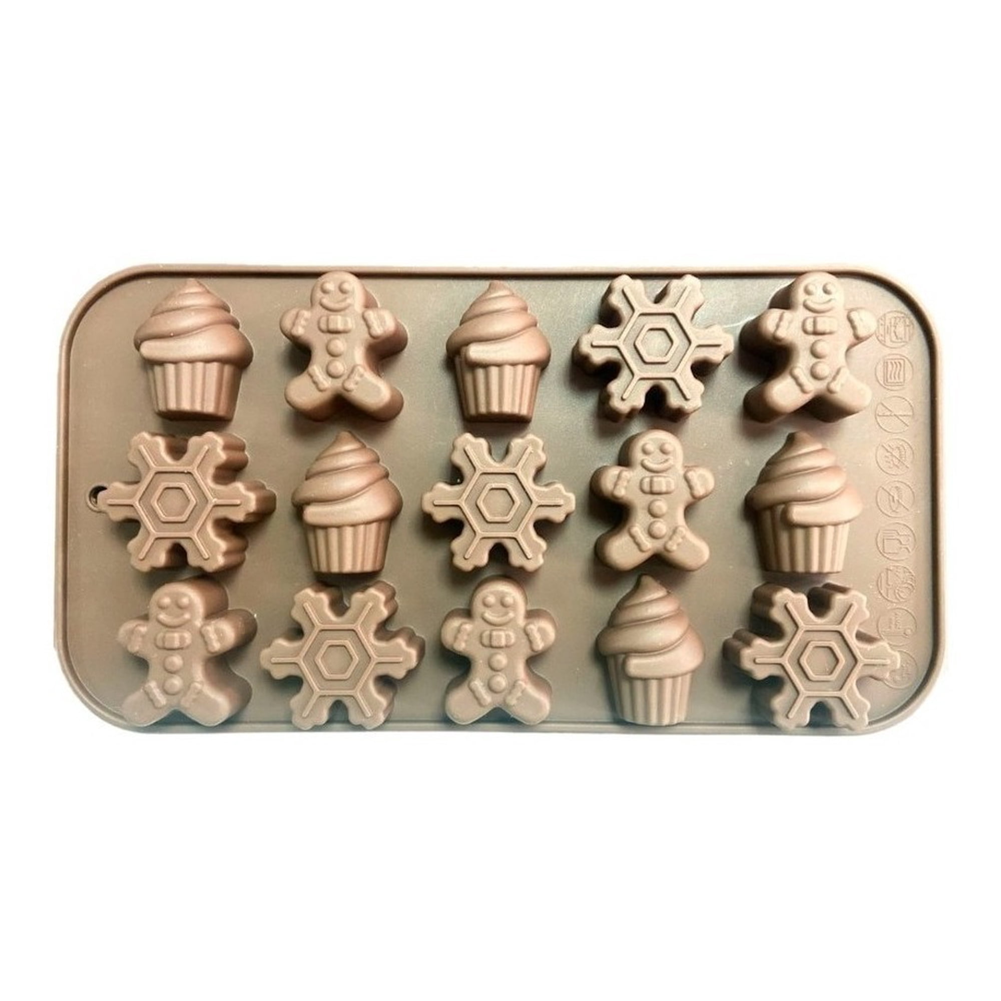 Genérico - Moldes De Chocolate Molde De Silicona Molde Copo Cupcakes