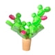 thumbnail image 1 of Bloque De Rompecabezas De Cactus, Juguete De Cactus De Equilibrio De Coordinación De Madera Para Bebés Y Niños, 1 of 3