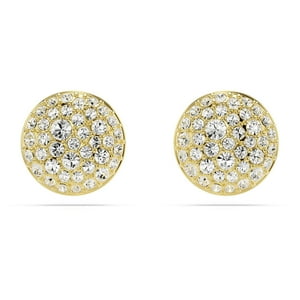 Pendientes De Tuerca Swarovski Con Diseño Meteora Meteor, Tono Dorado