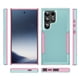 thumbnail image 2 of Para Samsung Galaxy S22 Ultra 5G Funda a Prueba de Golpes Resistente Protección de Cuerpo Completo de Alta Resistencia a Prueba de Polvo/caídas Cubierta Funda, Verde y Rosa, para Galaxy S22 Ultra 5G, 2 of 7