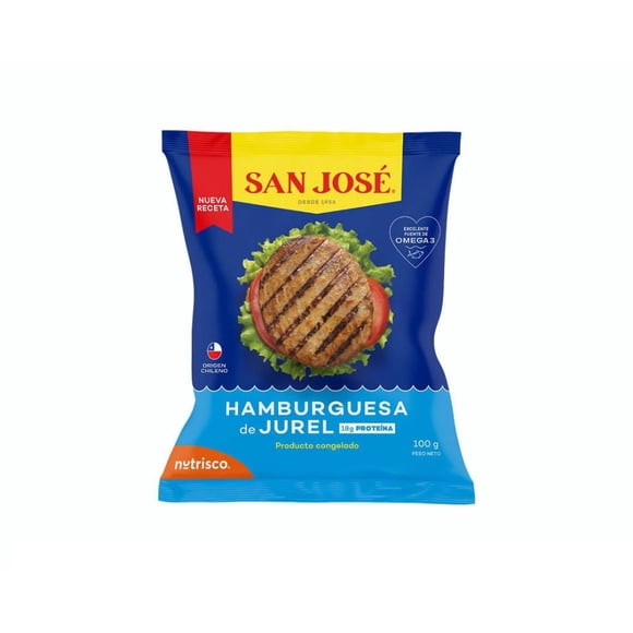 Hamburguesa Jurel, 100 gr