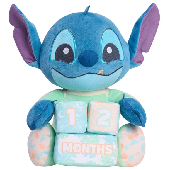 Juguete de peluche Just Play Disney Baby My First Year Stitch, 10.5 pulgadas