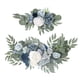 thumbnail image 4 of Flor Artificial Swag Hojas Verdes Colgando Para Telón De Fondo Fiesta Boda Coche Blanco Azul, 4 of 5